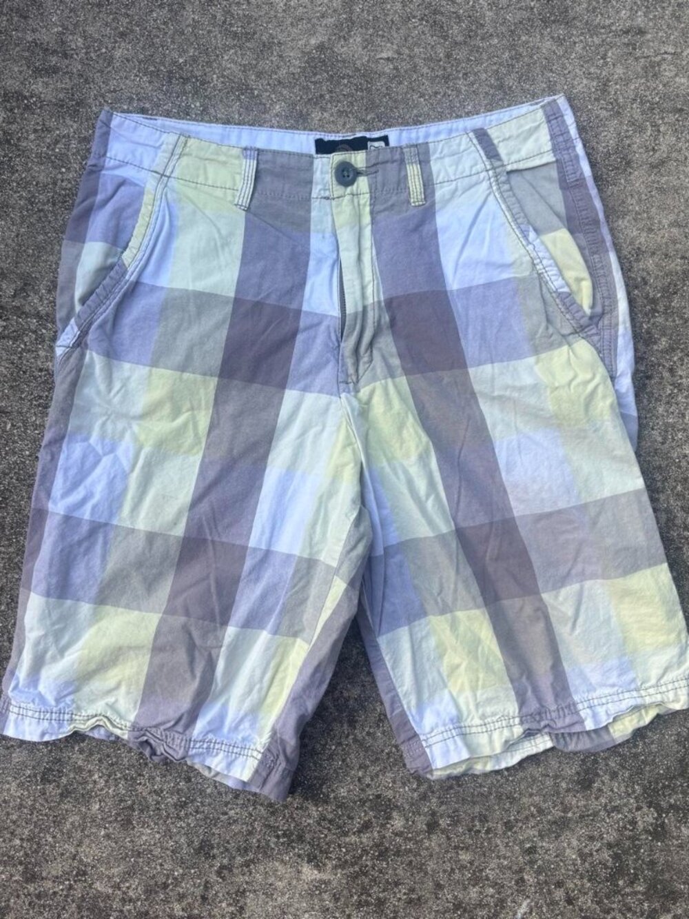 Op Plaid Madras Shorts Golf Y2K Size 32